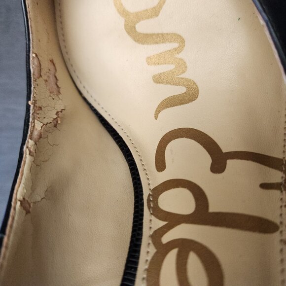 Sam Edelman Hazel Classic Professional Black Pumps Heels 10 - Picture 9 of 11